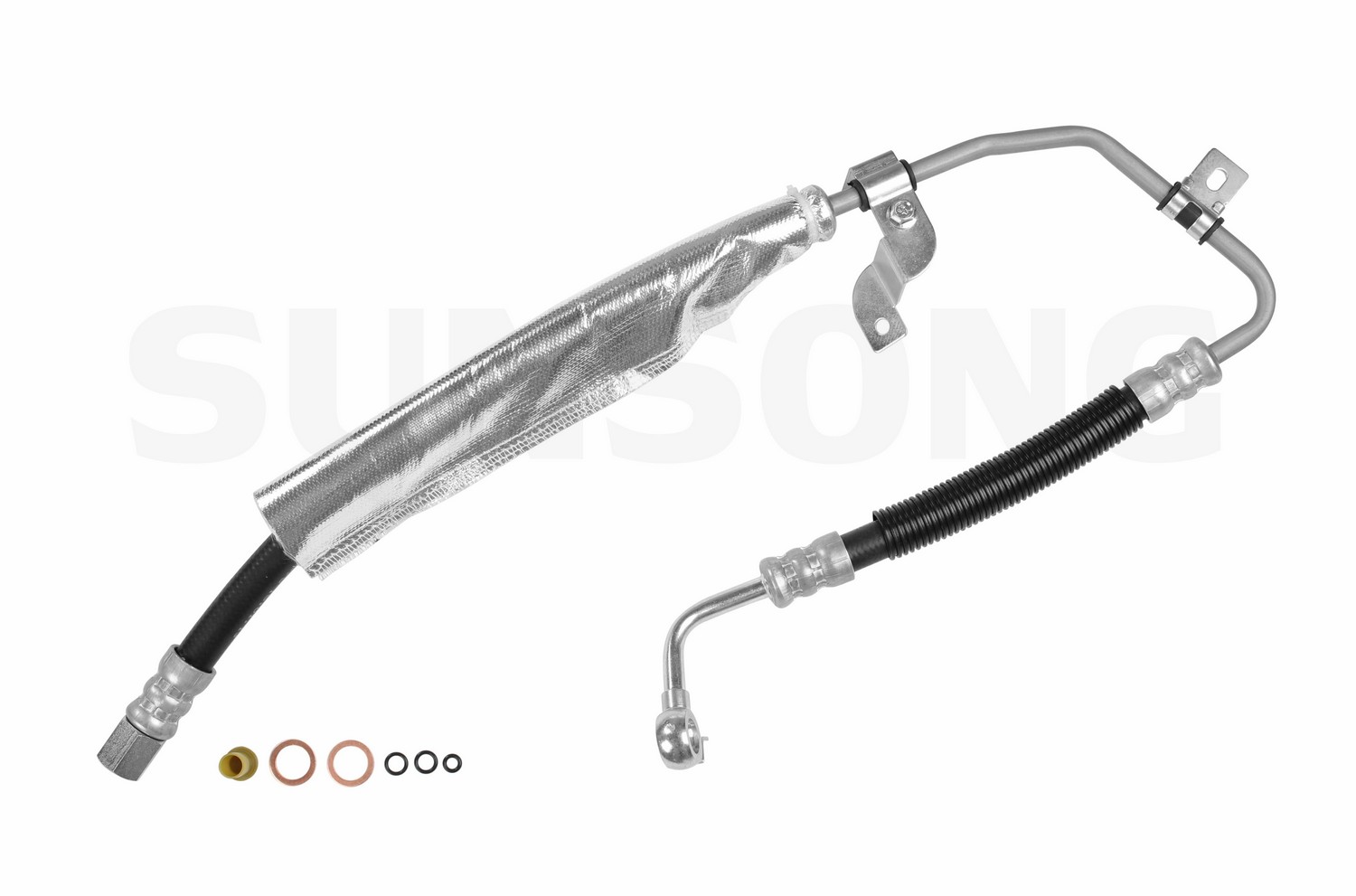 Power Steering Pressure Line Hose Assembly Sunsong 3401185