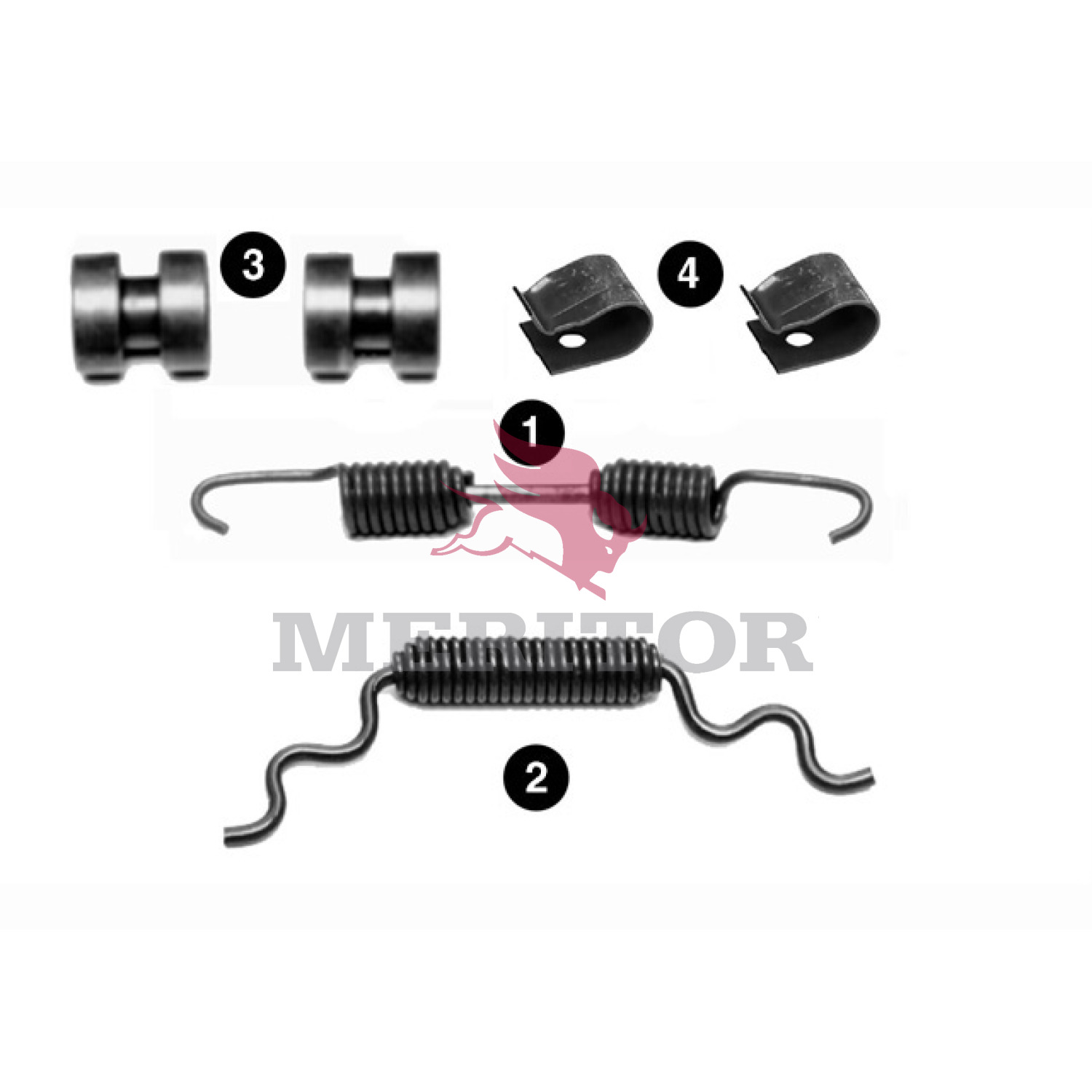 Drum Brake Hardware Kit Meritor R508030