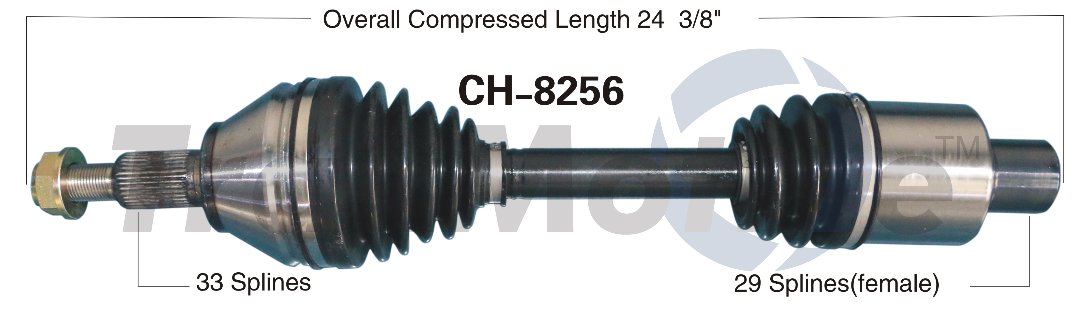 CV Axle Shaft TrakMotive CH-8256