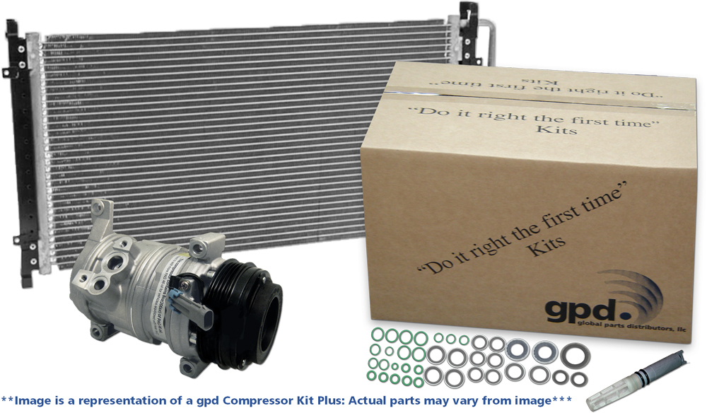 A/C Compressor and Condenser Kit Global Parts Distributors LLC 9641732A