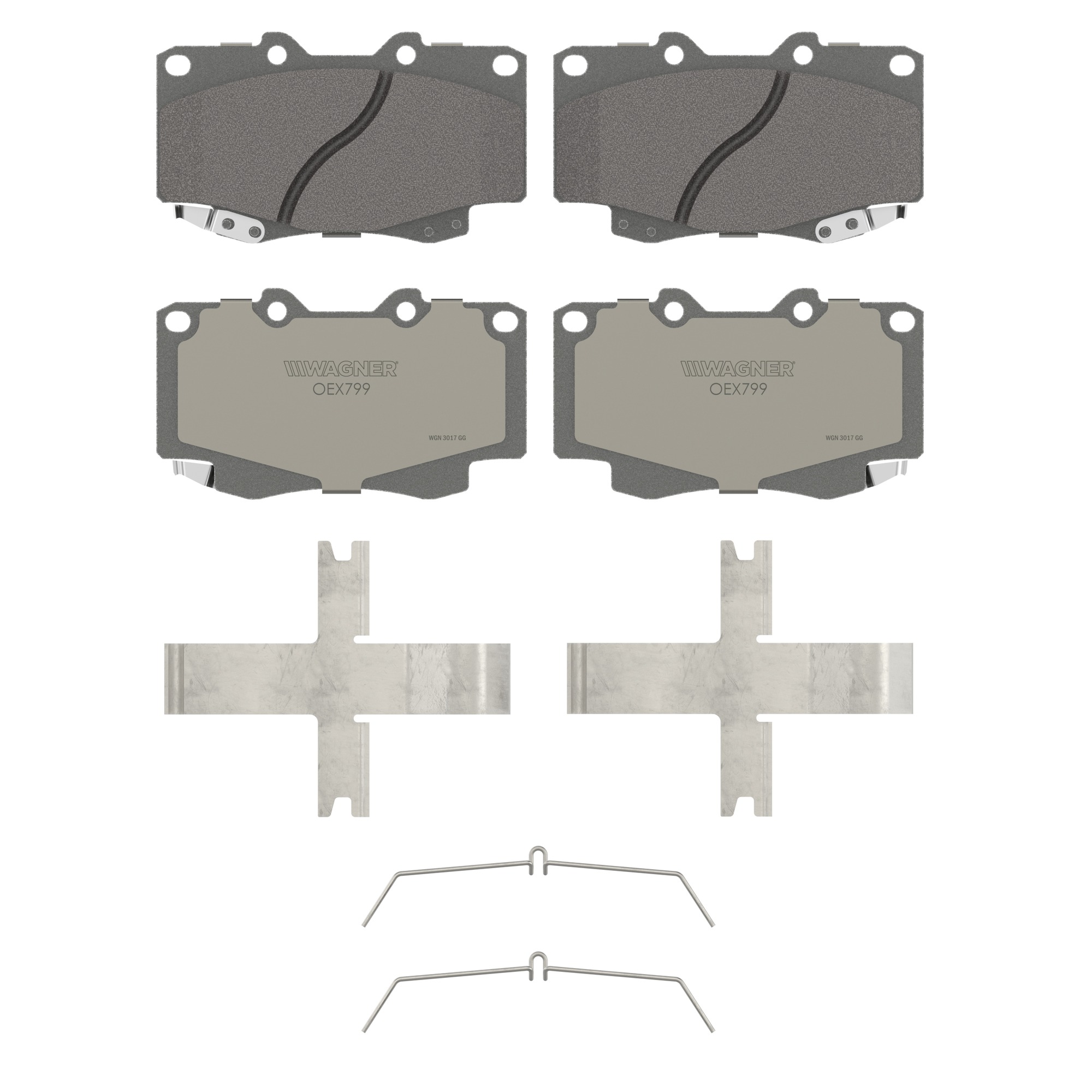 Disc Brake Pad Set Wagner Brake OEX799