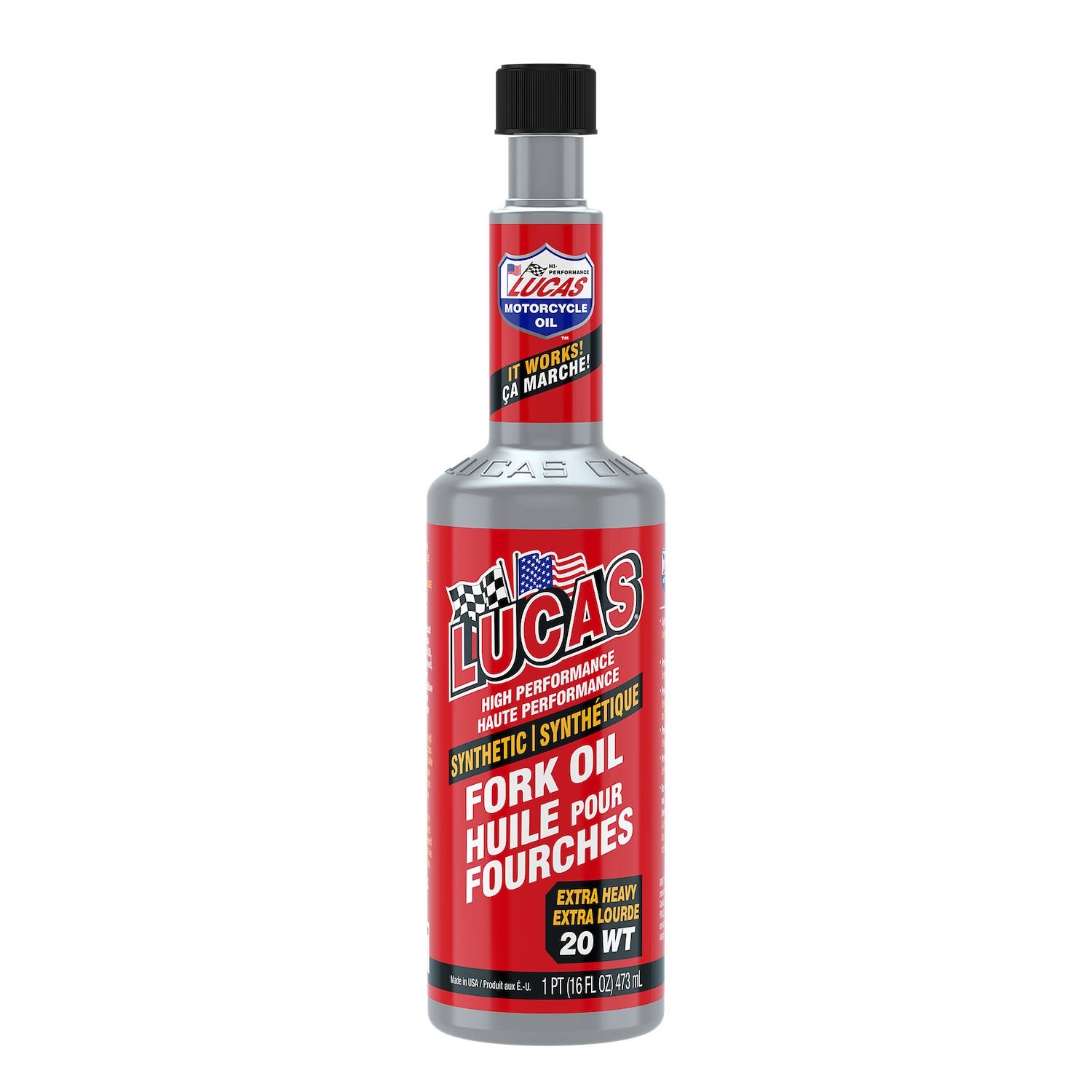 Lucas Oil Products | Synthetic fork oil extra heavy 20 wt. 20779