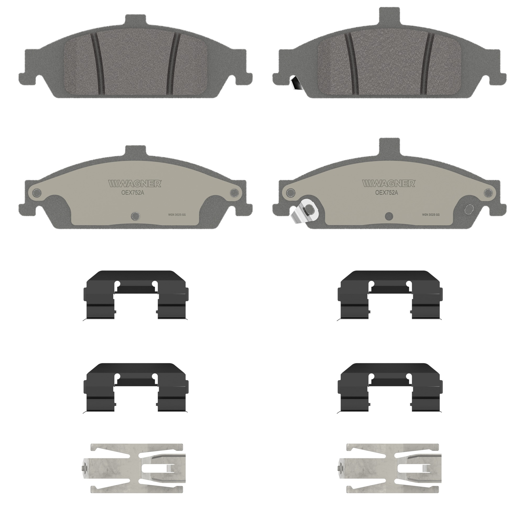 Disc Brake Pad Set Wagner Brake OEX752A