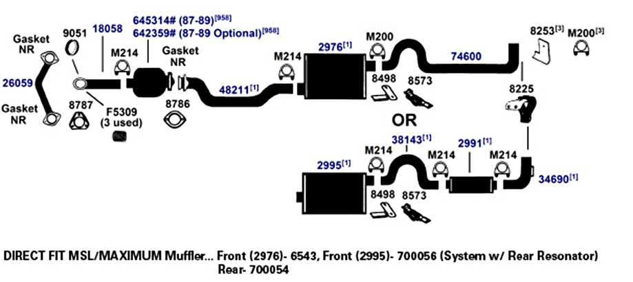 Exhaust Flex Connector AP Exhaust 8845
