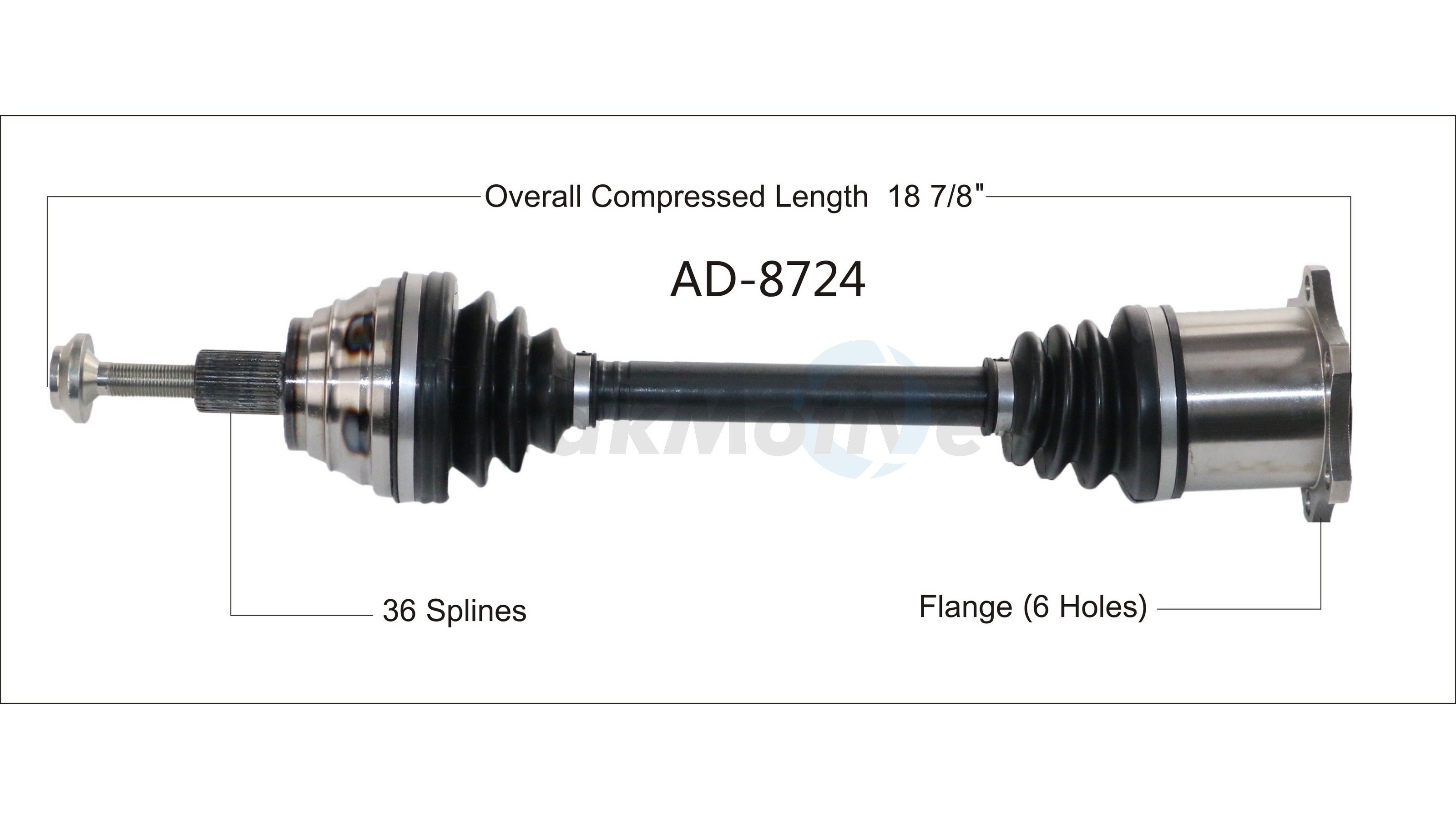 CV Axle Shaft TrakMotive AD-8724