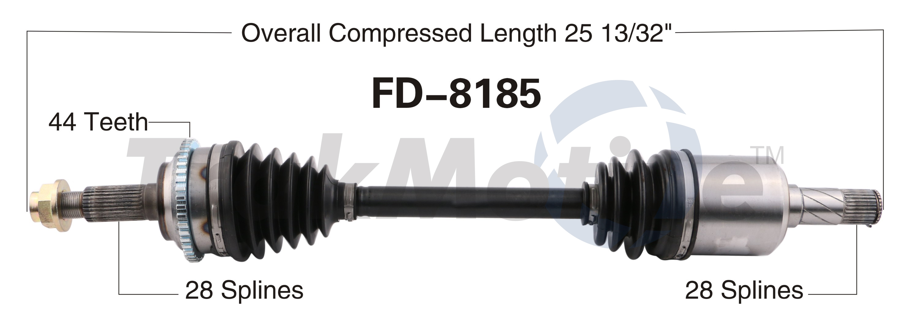 CV Axle Shaft TrakMotive FD-8185