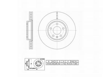 Disc Brake Rotor Perfect Stop PS901126HC