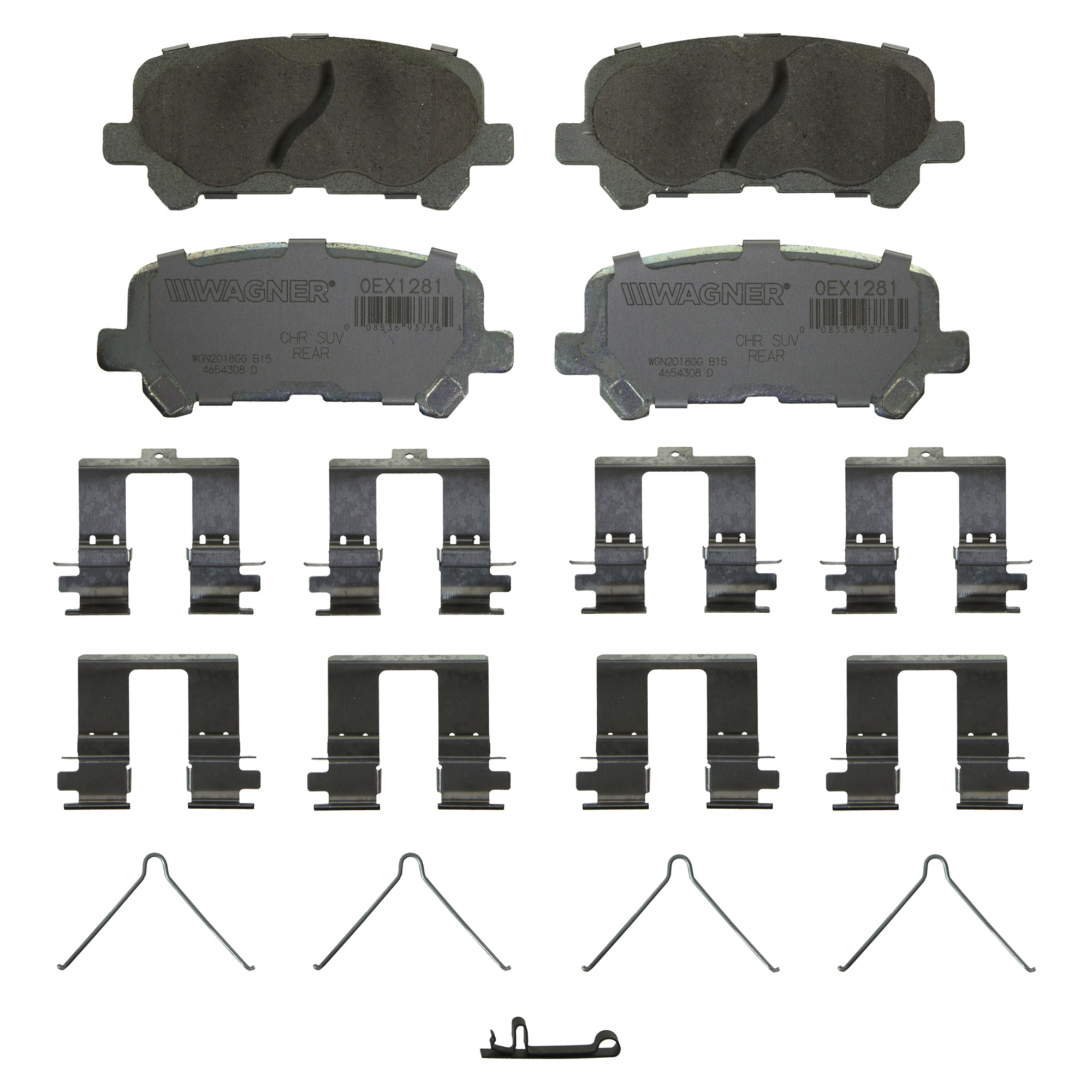 Disc Brake Pad Set Wagner Brake OEX1281