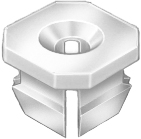 Headlight Mounting Nut Autobody Master PM41130