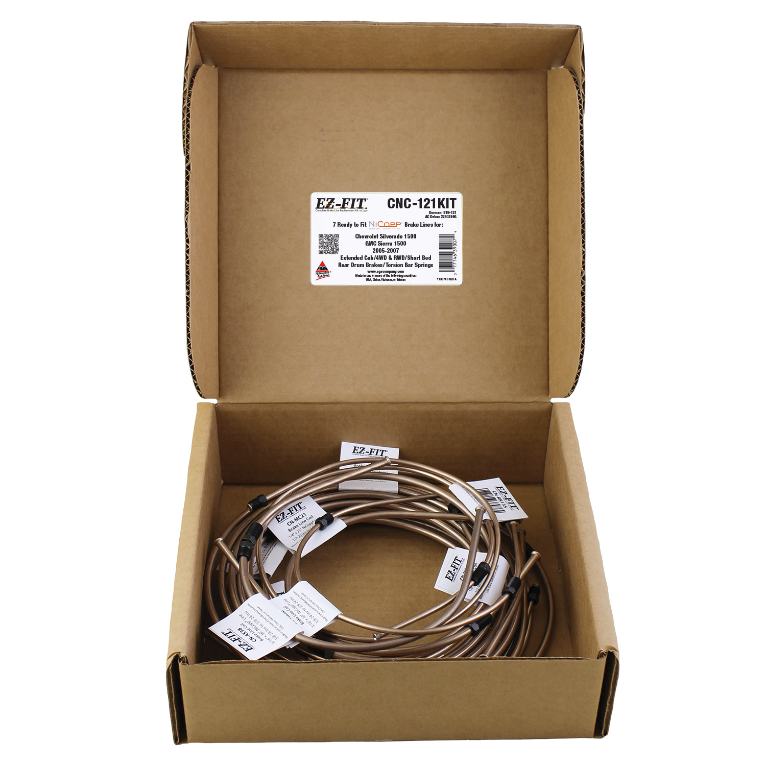 Brake Hydraulic Line Kit AGS CNC-121KIT