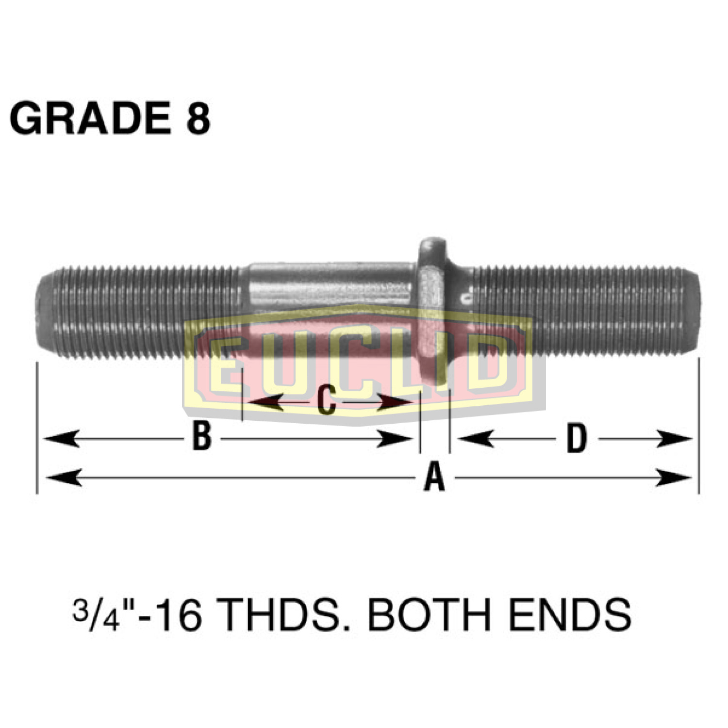 Wheel Stud Euclid E5929R