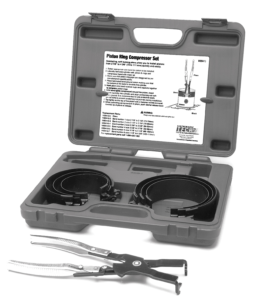 Engine Piston Ring Compressor Performance Tool W89410