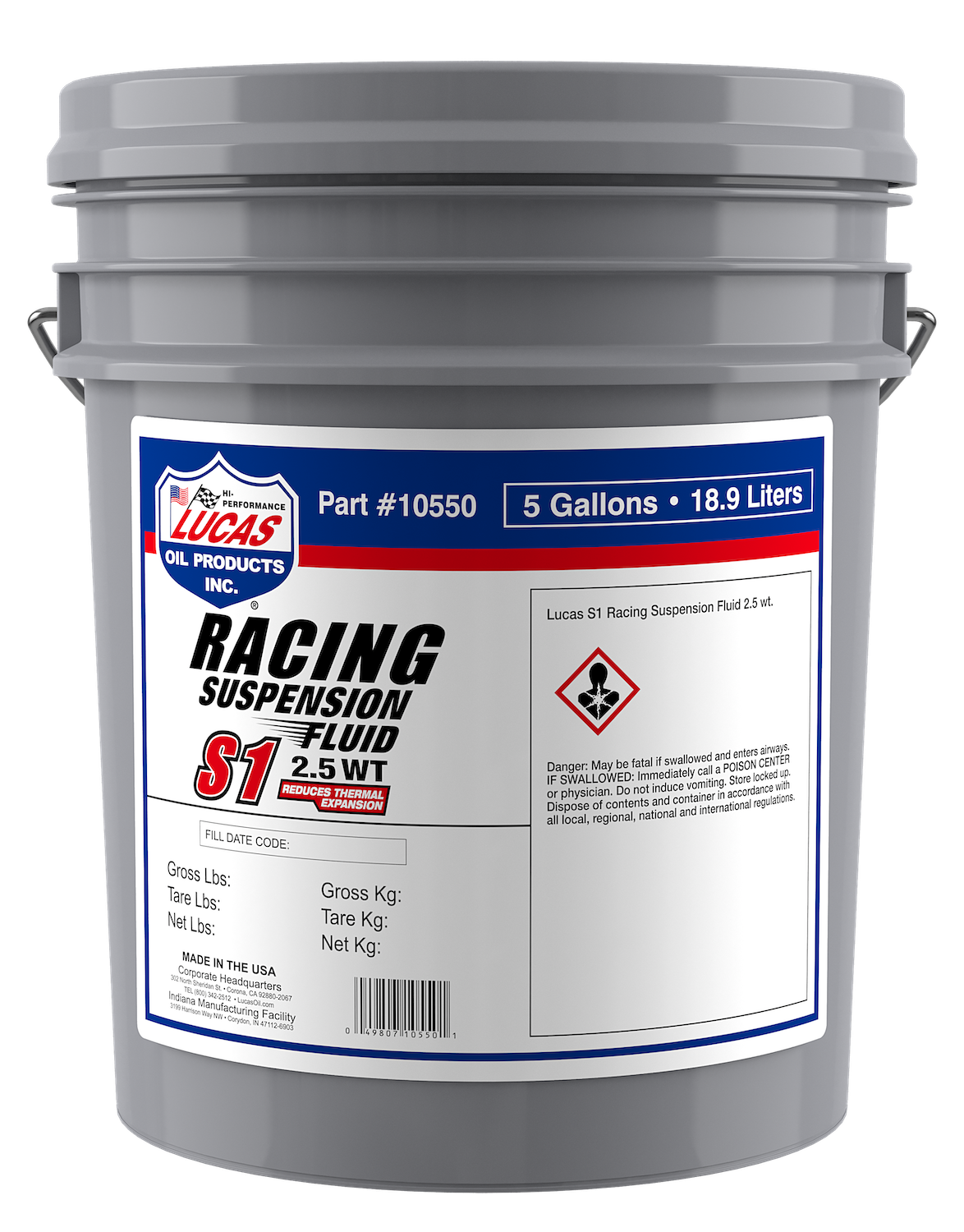Suspension Shock Absorber Fluid Lucas Oil Products 10550