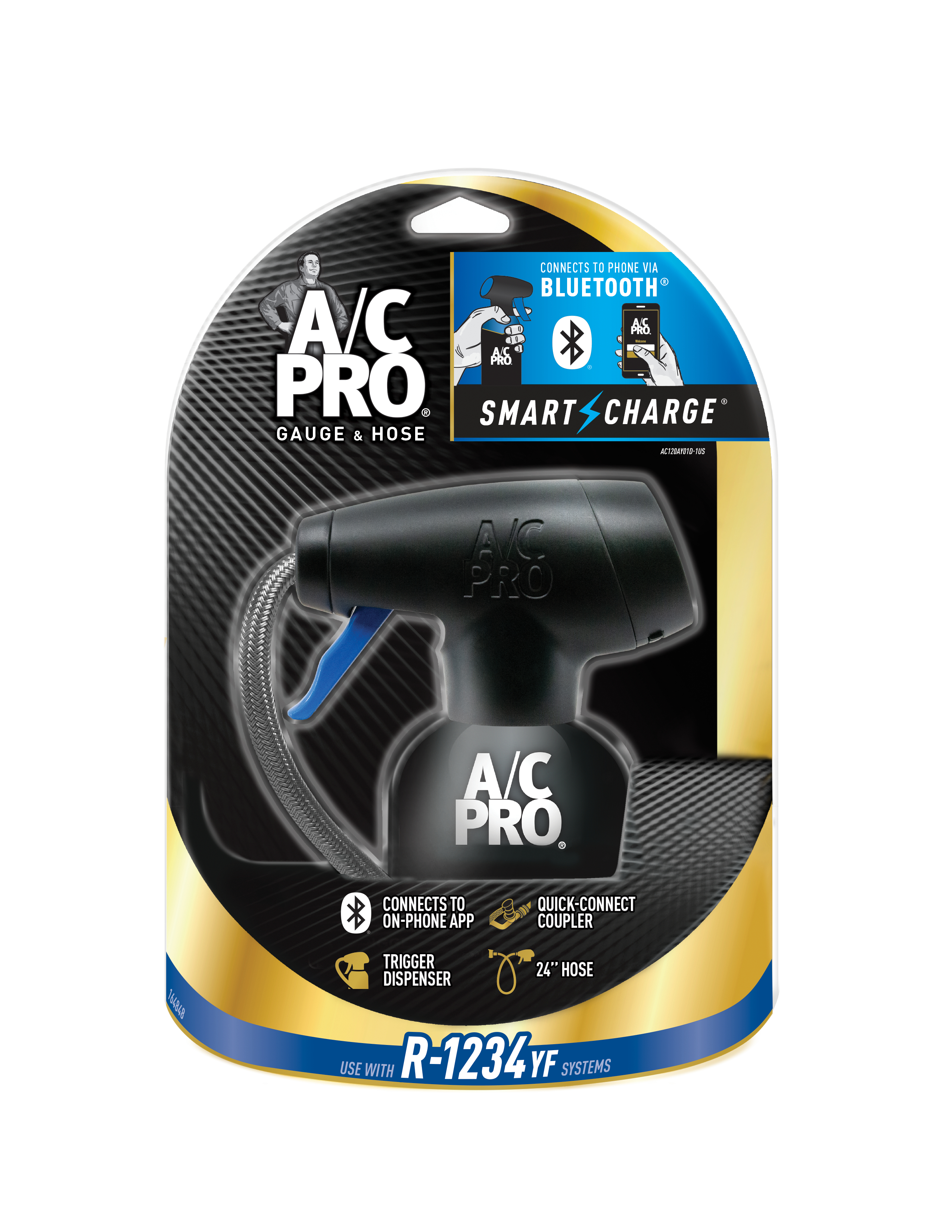 A/C System Charging Hose A/C Pro AC120AY01D-1US