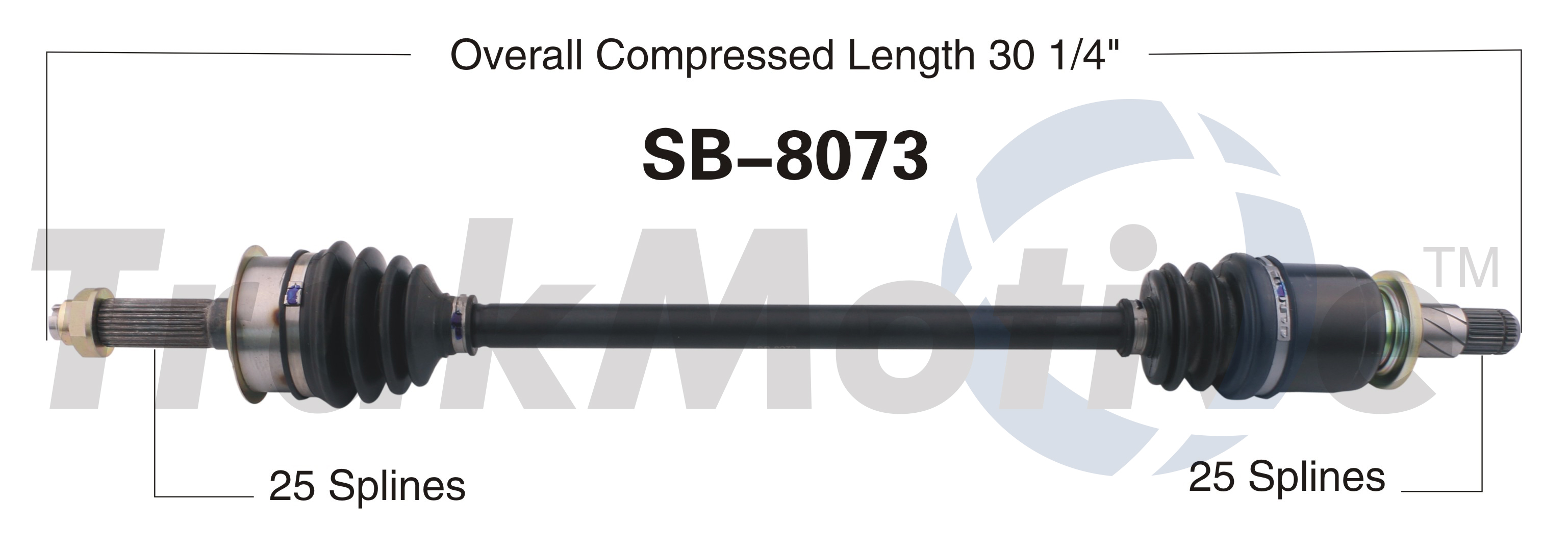 CV Axle Shaft TrakMotive SB-8073