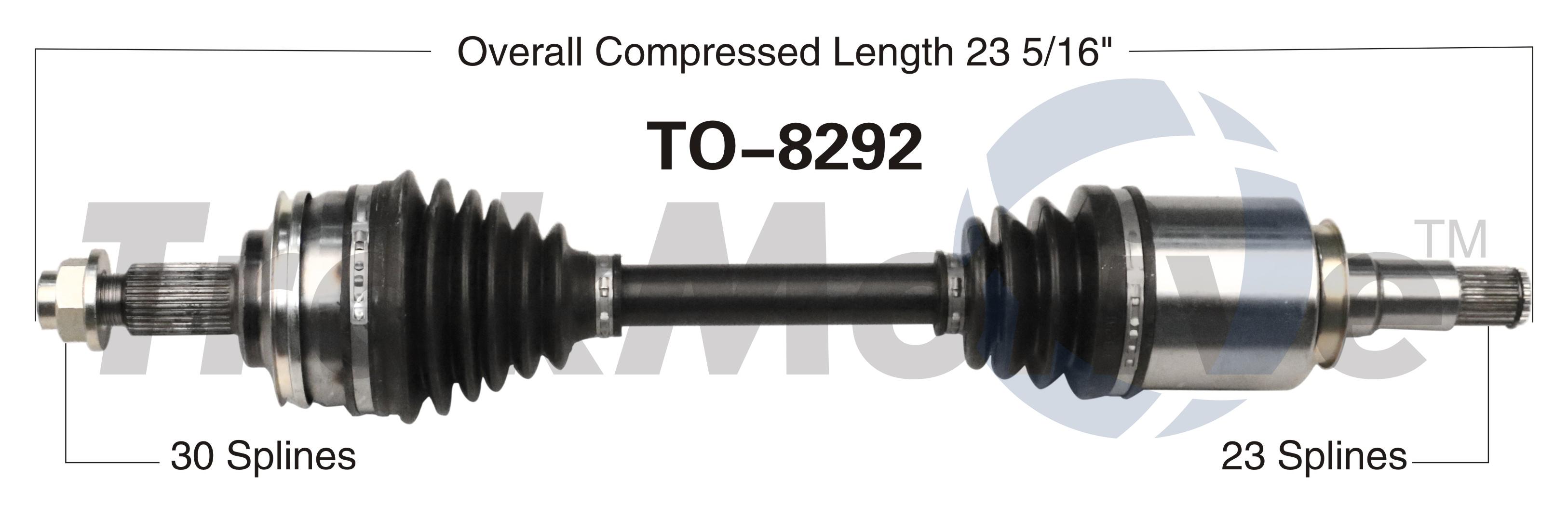 CV Axle Shaft TrakMotive TO-8292