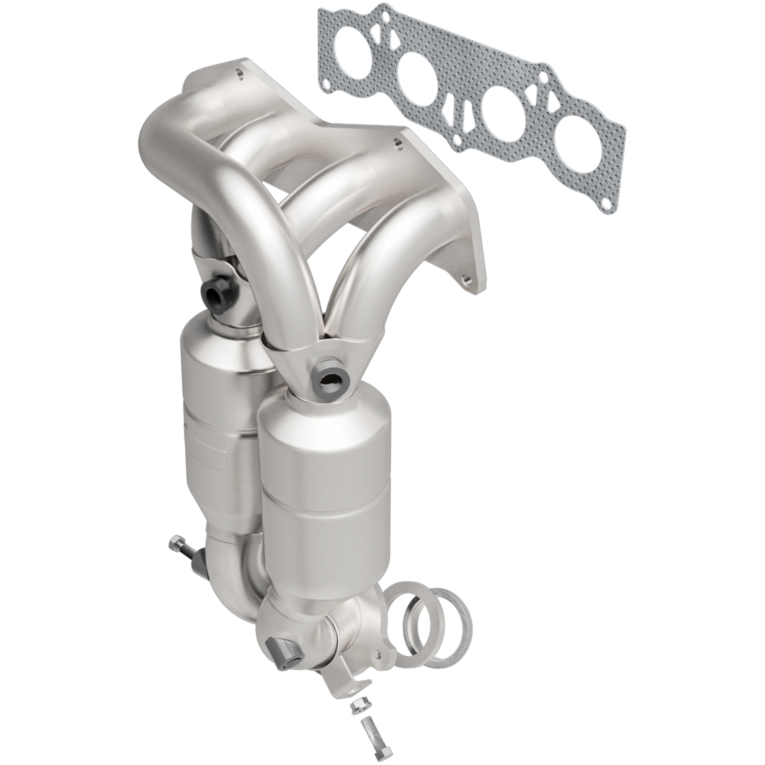 Catalytic Converter with Integrated Exhaust Manifold BRExhaust 099-1654