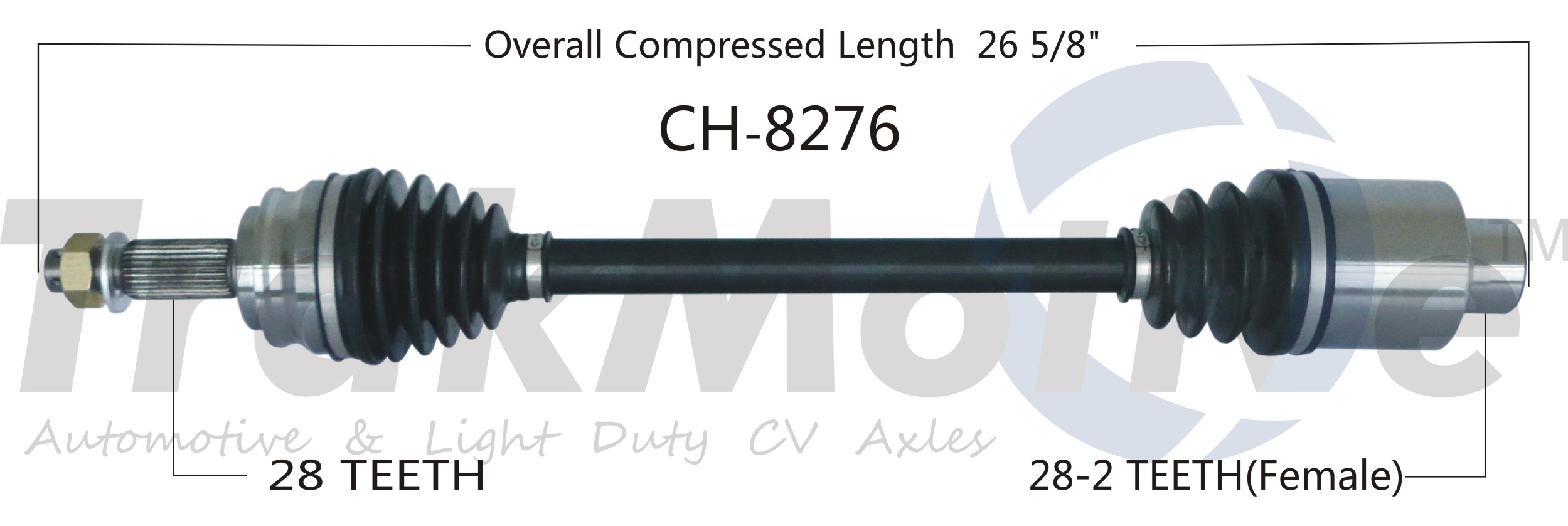 CV Axle Shaft TrakMotive CH-8276