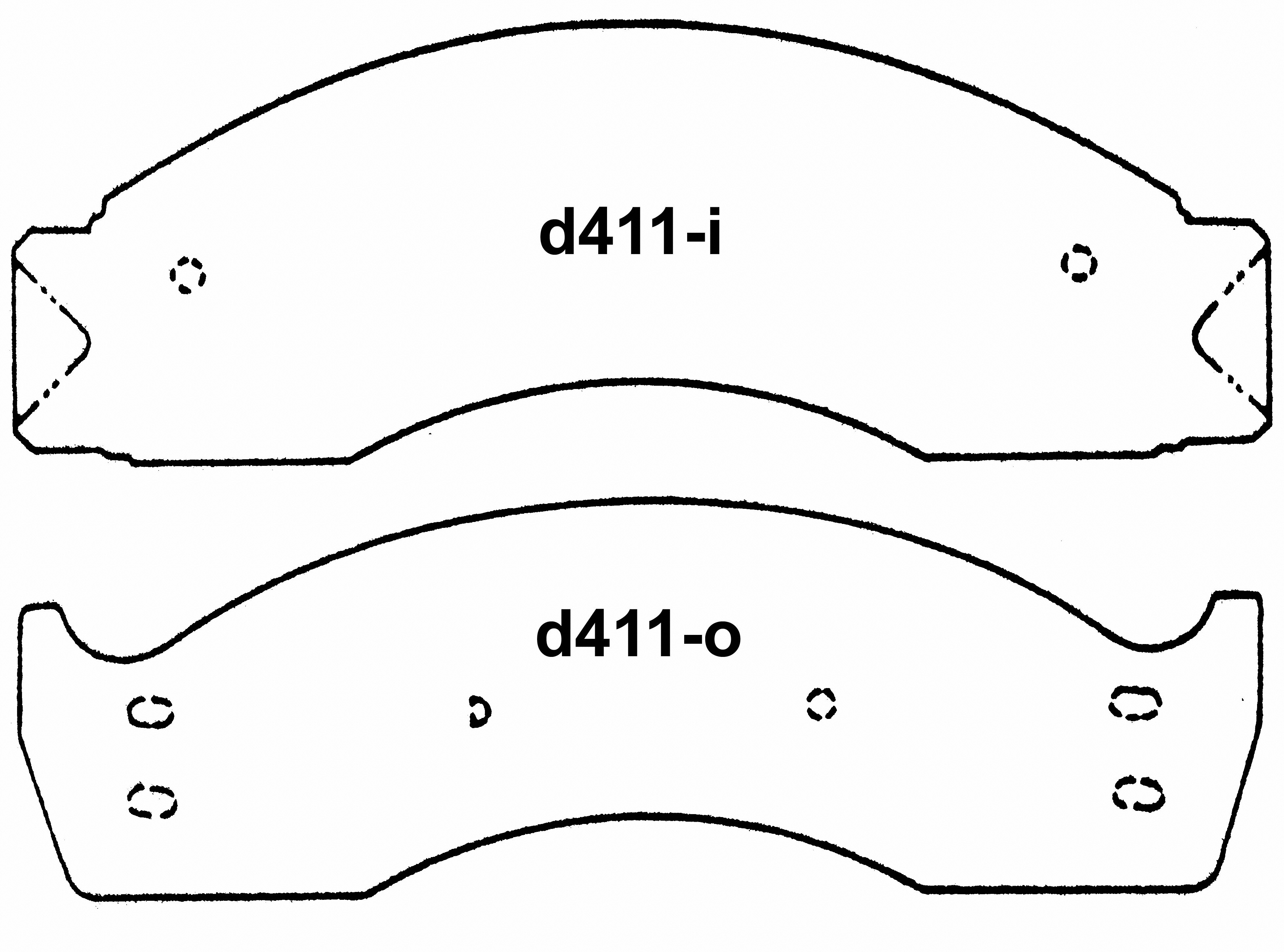 Disc Brake Pad Set Wagner Brake SX411