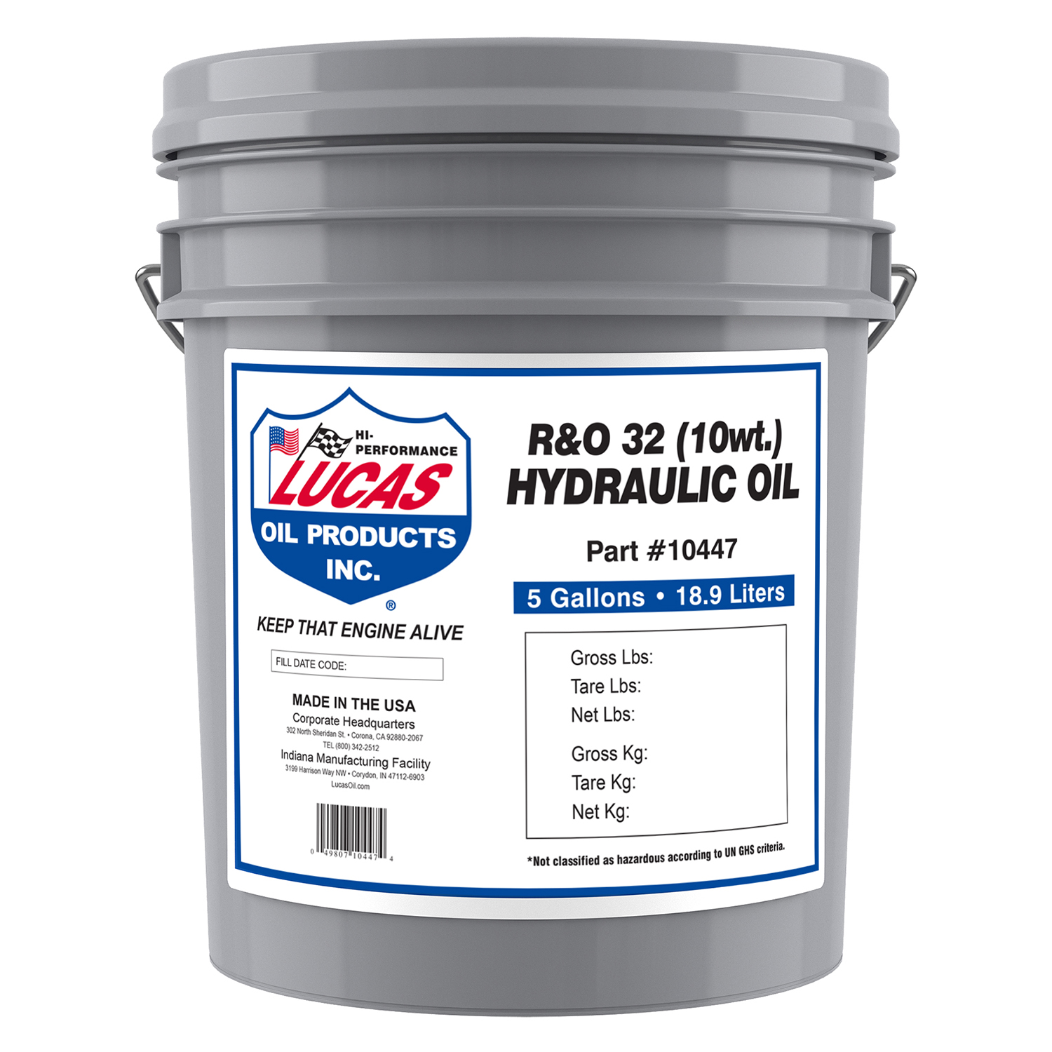 Hydraulic System Fluid Lucas Oil Products 10447