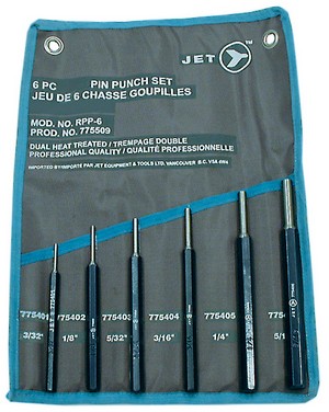 Air Tool Punch and Chisel Set JET TOOL 775509