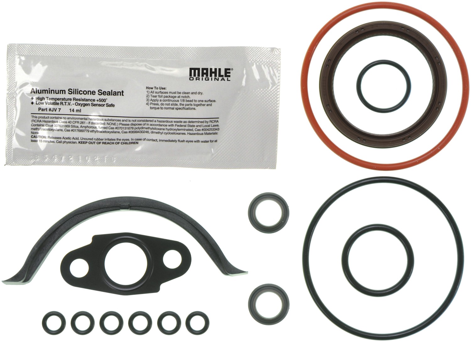 Engine Timing Cover Gasket Set MAHLE JV5080
