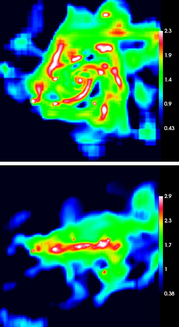 Figure 2 from Formation of Massive Galaxies at High Redshift: Cold ...