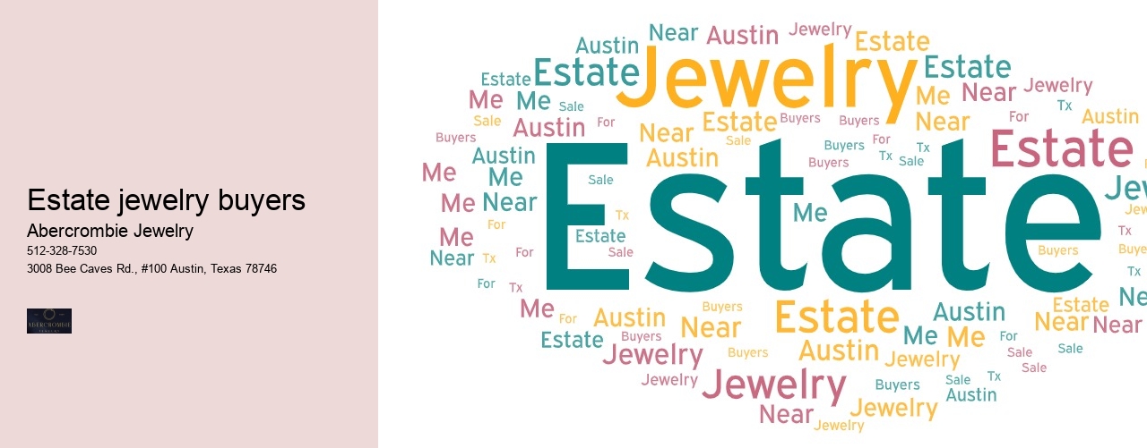 Estate jewelry buyers