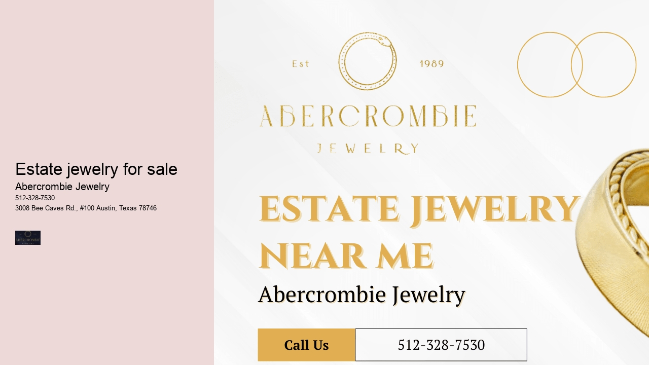 Estate jewelry for sale