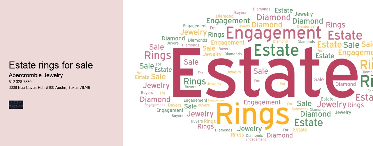 Estate rings for sale