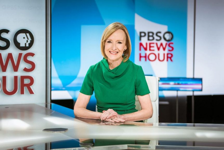 woodruff judy pbs newshour anchor correspondents solo montclair journalist named university state broadcast honorary degree sole becomes month after search