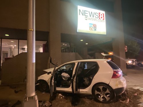 Car Smashes Into Connecticut Station Over the Weekend - Vimarsana News