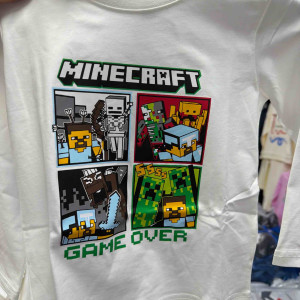 Лонгслив мальчик Minecraft