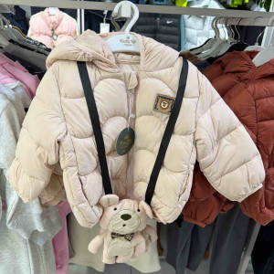 Куртка стеганный Цв:розовый