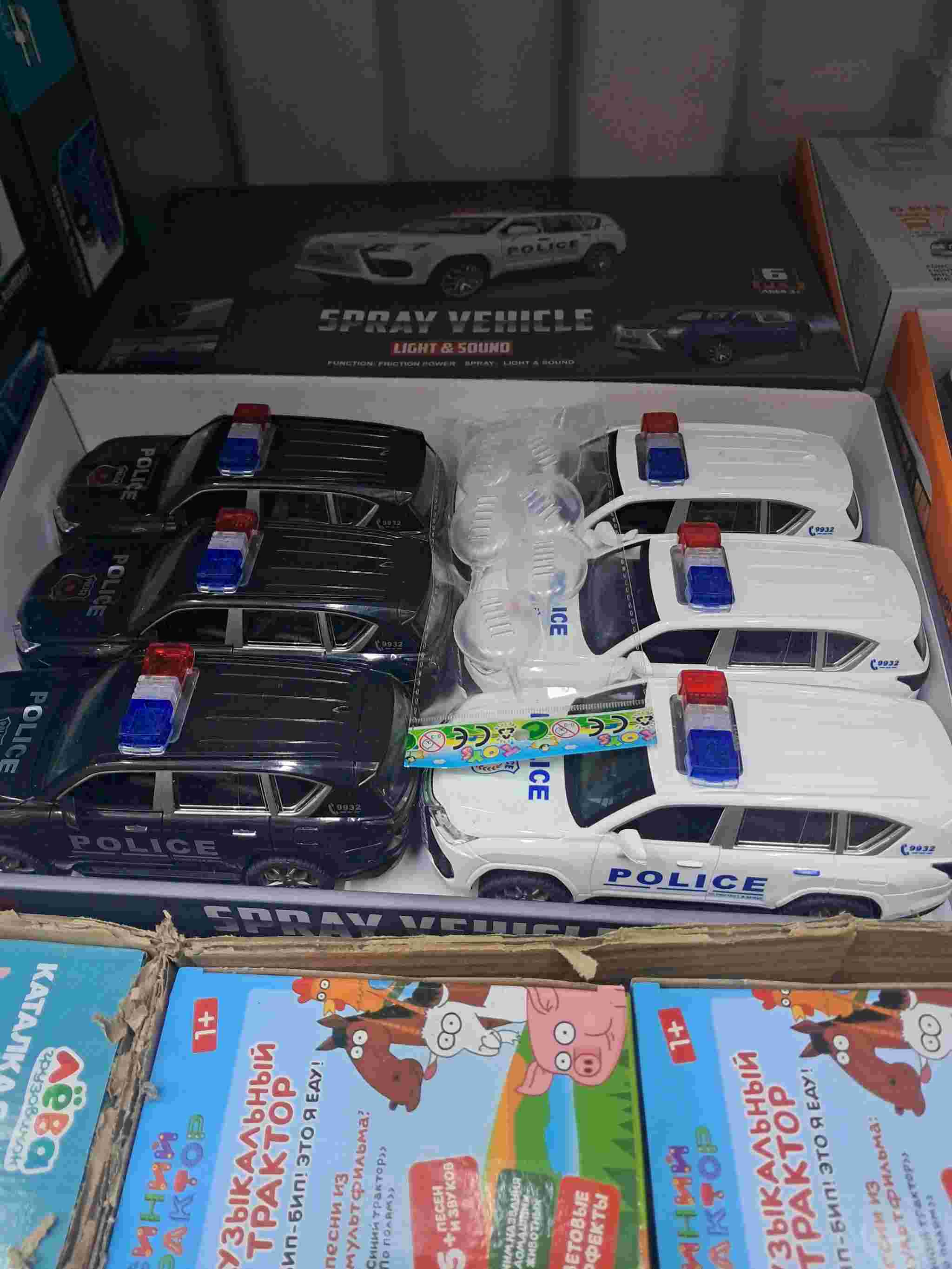 Набор машин полиция YM-9932F.21