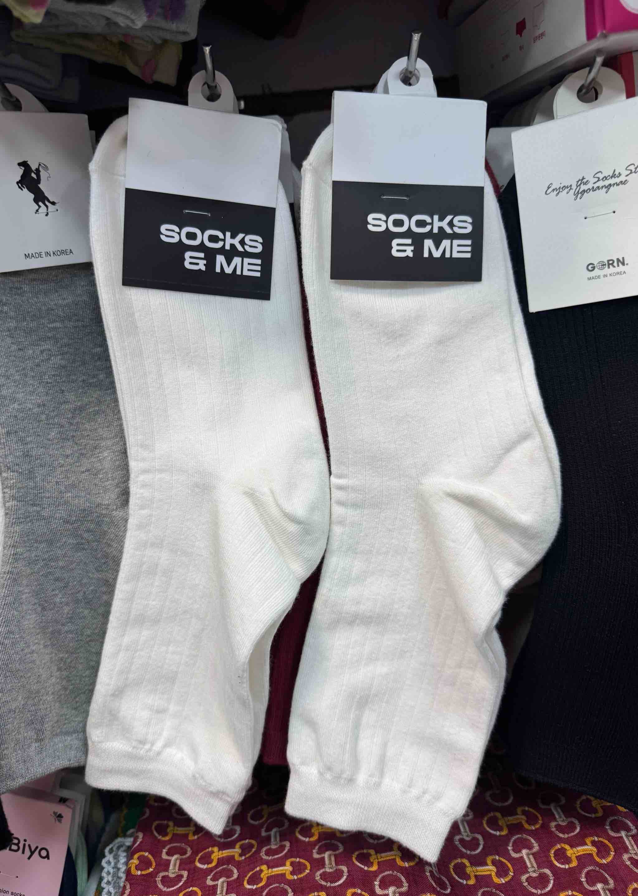 Н ж длинные лапша белые Socks me