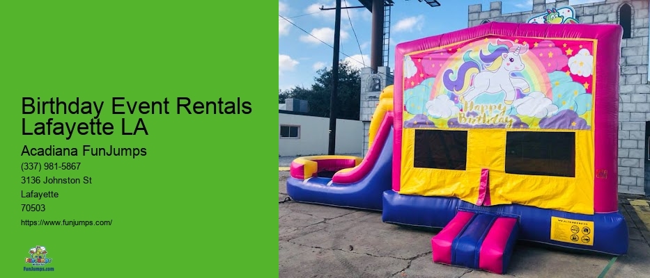 Inflatable Event Rentals Lafayette LA
