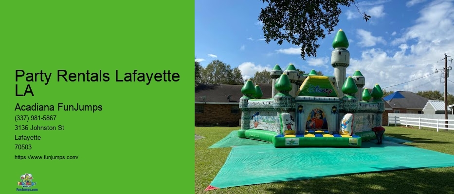 Party Rental Lafayette