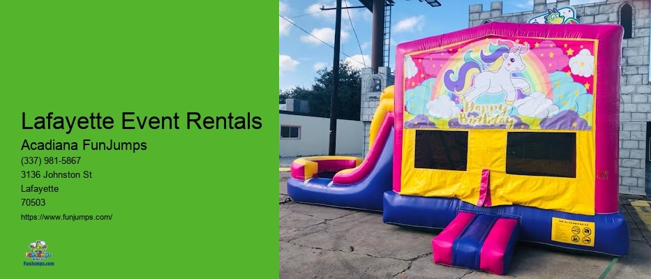 Water Slide Rentals Near Lafayette LA
