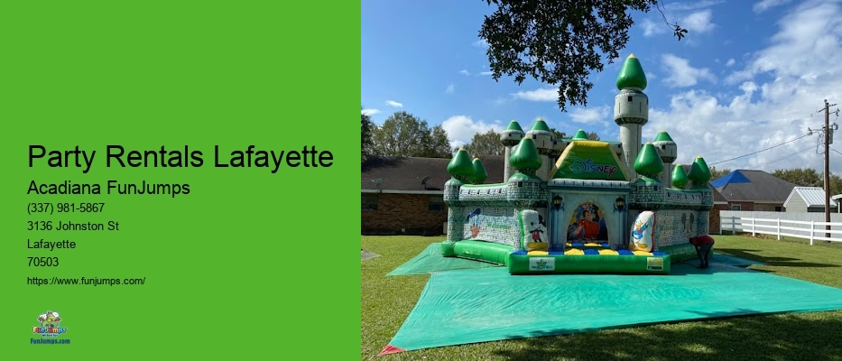 Lafayette LA Fun Jump Rentals