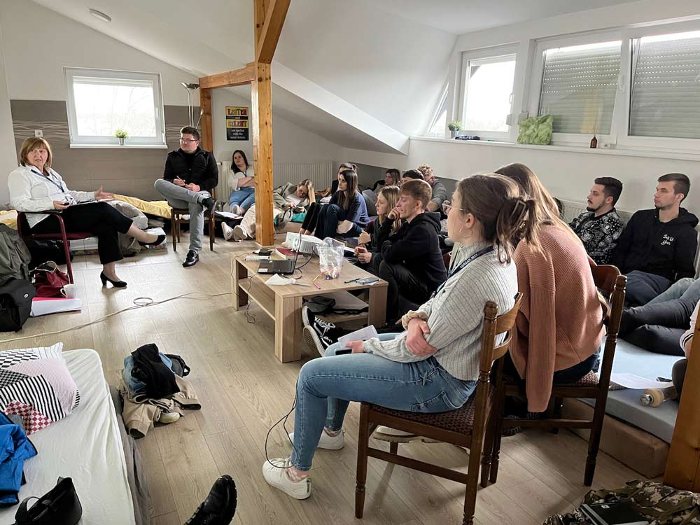 A break out session at the Youth Conference