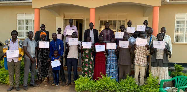 Graduates from the Trauma Healing Training