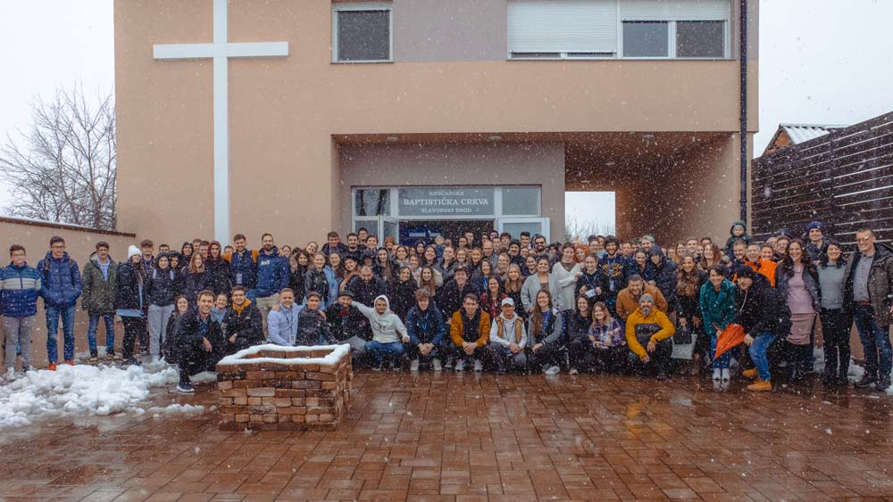 Youth conference attendees