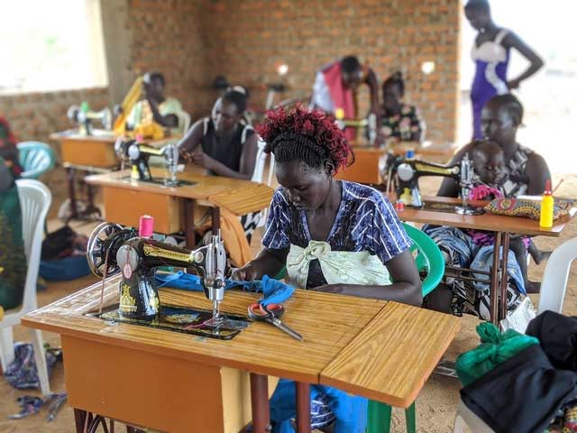 Women in the tailoring group
