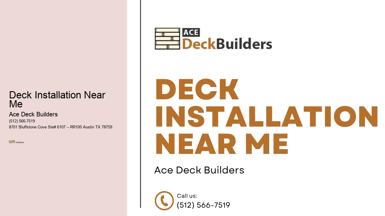 Deck Installation Near Me