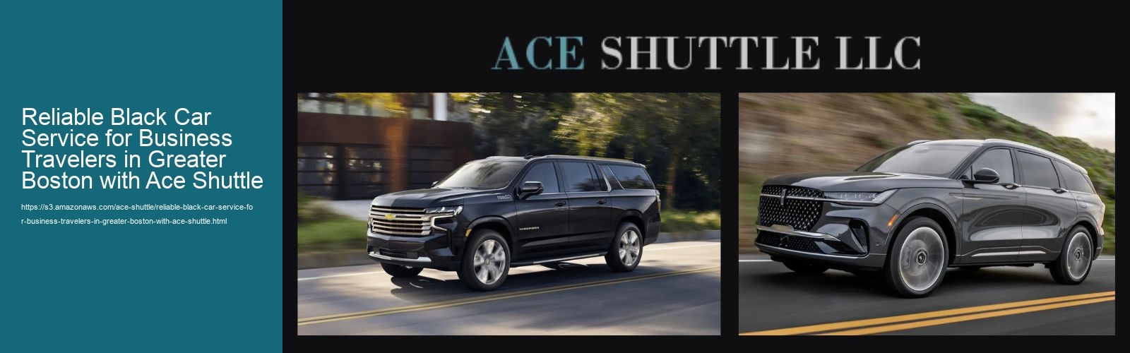 Reliable Black Car Service for Business Travelers in Greater Boston with Ace Shuttle