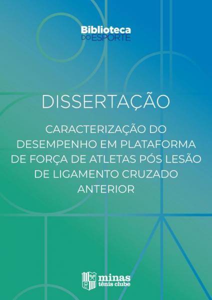 Capa do material com o título Caracterização do desempenho em plataforma de força de atlet do Autor Carvalho, Sergio Luiz Falci de