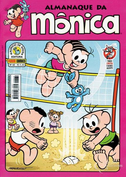 Capa do material com o título Almanaque da Mônica 60 - 1ª série do Autor Sousa, Mauricio de