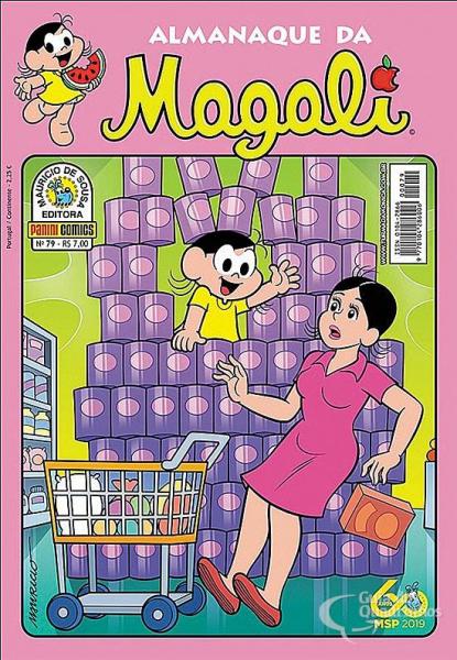Capa do material com o título Almanaque da Magali - 1ª série - 79 do Autor Sousa, Mauricio de