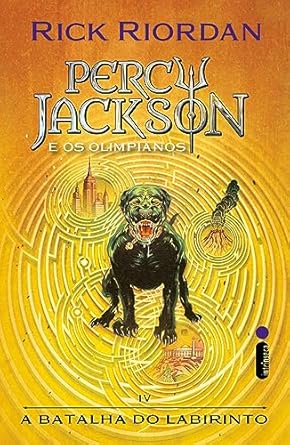 Capa do material com o título A batalha do labirinto do Autor Riordan, Rick